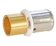 SOMATHERM FOR YOU, Raccord adaptateur à souder cuivre Ø14 et à sertir PER Ø12, compatible avec outils H, U, RF Norme NF 545, idéal pour chauffage et sanitaire, pression max 10 bars