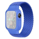 Apple Watch Series 6 / 5 44mm yksinkertainen nailon kellonauha - Sininen / Sininen Blue