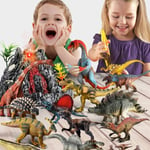 Mini Dinosaure Réaliste En Plastique Pour Enfants, 7 Couleurs, Simulation D'animaux, Grand Modèle Solide, Jouet Cadeau Pour Bébés