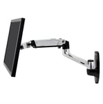 698833011531 Ergotron LX WALL MOUNT LCD ARM/32IN 2.3-11.3KG LIFT 33 MISD 10Y erg