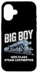 Coque pour iPhone 16 Big Boy 4000 Locomotive à vapeur Locomotive Train Lover Lover