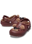 Crocs Kids Classic Lined Brown Bear Clog - Brown, Brown, Size 13 Younger