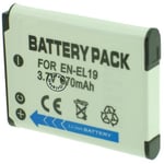 Otech -Batterie Compatible avec Nikon COOLPIX S32