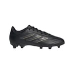 adidas COPA Pure II League Football Boots Firm Ground Shoes, Core Black/Carbon/Gold Metallic, 1.5 UK Child