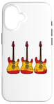 iPhone 16 Electric Guitar Spanish Flag Guitarist Musician Spain Case