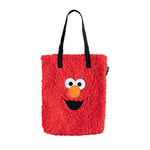 Grupo Erik - Tote Bag Peluche Rue Sésame, Elmo, 35 x 40 x 6 cm | Tote Bag Fantaisie, Tote Bag Original, Sac Fourre-tout