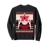 Stranger Things Christmas Dark Pattern Demogorgon Sweatshirt