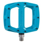 DMR V12 Flat wide Mountain MTB bike Flattie Freeride pedals - Blue