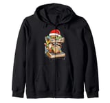 Barista Coffee Lover Coffee Maker Maschine Christmas Xmas Zip Hoodie