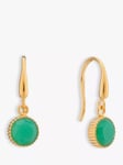 Auree Barcelona Birthstone Gold Vermeil Drop Earrings