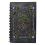 Nemesis Now Tree of Life Dream Book 15x21cm, Resin Cover Notebook, 90 Pages, Thick Paper, Hand-Painted, Witchcraft & Wiccan Journal, Black