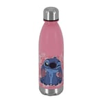 Disney Lilo et Stitch Maui-Bouteille Tritan, Rose, 7,5 x 25cm, Capacité 0,7 L