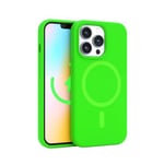 FELONY CASE - Stylish Neon Green Phone Cover for iPhone 13 Pro Max, Compatible with MagSafe - 360° Shockproof Protective Cases Designed for Apple iPhone 13 Pro Max