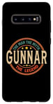 Coque pour Galaxy S10+ Gunnar The Man The Myth The Legend Vintage Personnalisé