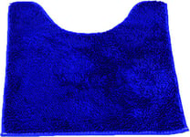 Tendance – Tapis de WC, Polyester, Bleu Marine, 50 x 45 x 30 cm