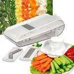 MANDOLIN SLICER PROFESSIONAL CONTAINER CUTTER CHOPPER FRUIT VEGATABLE VEG PEELER