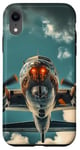 Coque pour iPhone XR Design aéronautique vintage du bombardier B-17 Flying Fortress de la Seconde Guerre mondiale