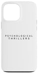 iPhone 13 Pro Max Psychological Thrillers Reader. Psychological Thriller Books Case