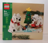 Lego 40571 Christmas Polar Bears Ours Polaires sur la Banquise Noël Neuf New