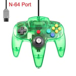 2-pack Klassisk Trådbunden N64-kontroll Retrospel 64-bitars Spelkontroll Joystick Ersättningskontroll 07 1pc