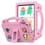 iPad Mini 7,9" 1/2/3/4/5 Deksel for barn - rosa