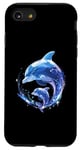 Coque pour iPhone SE (2020) / 7 / 8 Art De Maman Et Bébé Dauphin Pour Les Amoureux Des Dauphins