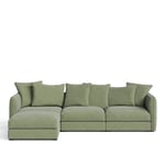 NO GA - Pavarotti 3-Seater with Ottoman - Shadow Green - Soffor - NO GA Studio