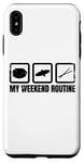 Coque pour iPhone XS Max Drôle de tambour Week-end Musique Band Trap Set