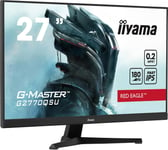 G-Master Red Eagle G2770QSU-B6 Moniteur de Jeu LED Fast-IPS 68,6 cm 27"" WQHD HDMI DP USB3.2 0,2 ms 180 Hz Adaptive Sync Noir