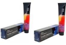 TIGI Hair Dye 1B Blue Copyright Colour Mix Master Pigment Cream Emulsion 60ml X2