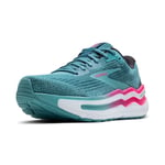 Brooks Femme Ghost Max 2 Sneaker, Storm Blue Knockout Pink Aqua, 40.5 EU