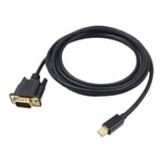 1.8M Mini Displayport To Vga Cable Adapter 1080P To Vga Adapter Hdtv Di Part