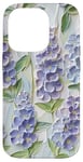 iPhone 14 Pro Lilac Oil Painting Impasto Floral Pattern Artsy Botanical Case