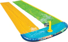 BANZAI 16 Feet Long Capture The Flag Racing Water Slide, Outdoor Activity