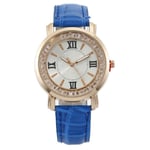 Mobil Diamond Watch Casual Fashion Watch Damurs bälte Quartz Watch Blue