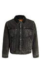 Levi's Men's Type 3 Sherpa Trucker Denim Jacket, Roadster, XXL