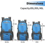 40L-60L-85L Hiking Backpack-Waterproof Travel Camping Outdoor Sport Rucksack Bag