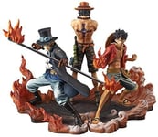 One Piece Dxf Brotherhood Ii Figure Anime Goods Prizes Banpresto Luffy & Sabo & Ace All 3 Kinds Full Combo Set [Import Japonais]