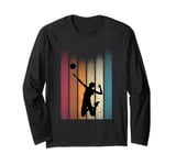 Retro Volleyball Player Volleyball Coach Volleyball Long Sleeve T-Shirt