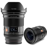 VILTROX AF 16mm F1.8 FE Objectif Grand Angle Plein Format pour Sony E-Mount Caméras A9 A7RIII A7RIV A7III A7 IV(Focale Fixe, Autofocus, F1.8-f22, Noir)