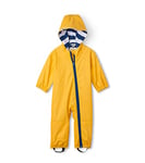 Hatley Baby Snowsuit Raincoat, Yellow Terry Lined, 2-3 Years