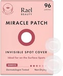 Rael Pimple Patches, Miracle Invisible Spot Cover - Korean Skincare, Hydrocolloid Acne Spot Treatment Patch, Face Stickers, Vegan & Cruelty Free, 2 Sizes (96 Patches)