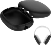 Coussinets d'oreille de Remplacement pour Casque A-pple Air-Pods Max, Oreillettes en Cuir avec Mousse à Mémoire de Forme, Accessoire à l'Épreuve et Facilement Lavable pour Air-Pods Max, Noir