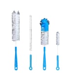 Paquet de 4 brosses de nettoyage pour biberon en paille Bleu