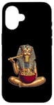 Coque pour iPhone 16 Nouilles japonaises Pharaoh King Tut Ramen