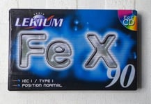 CASSETTE AUDIO K7 TAPE 1 CASSETTE VIERGE LEKIUM FE X 90 MINUTES NEUF