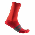 Castelli Espresso 15 Cycling Socks - SS24 Rich Red / L/XL