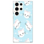 Coque Galaxy S23 ULTRA chat bleu