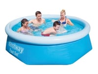 PISCINE HORS-SOL RONDE AVEC ANNEAU GONFLABLE TOP BESTWAY 305xH66 -57456