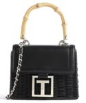 TED BAKER LONDON Jaylisa Rattan Crossbody Black Bag